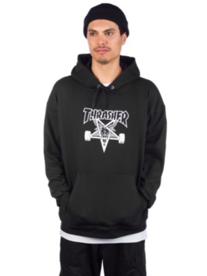 Netthandel Thrasher Skate Goat Hettegenser hos Blue Tomato Thrasher Hoodie Skate Goat Black